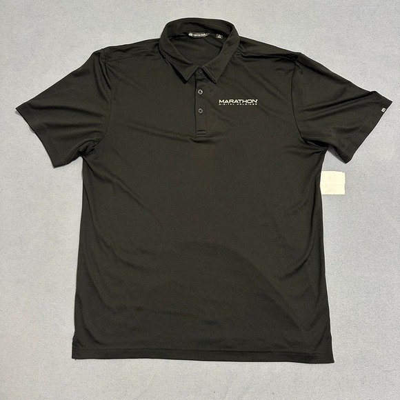 Lot of 3 Travis Mathew Polo Shirts Short Sleeve 2 Gray 1 Black Mens Size XL